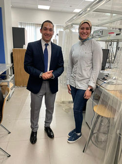 Celebrating with Prof. Amir